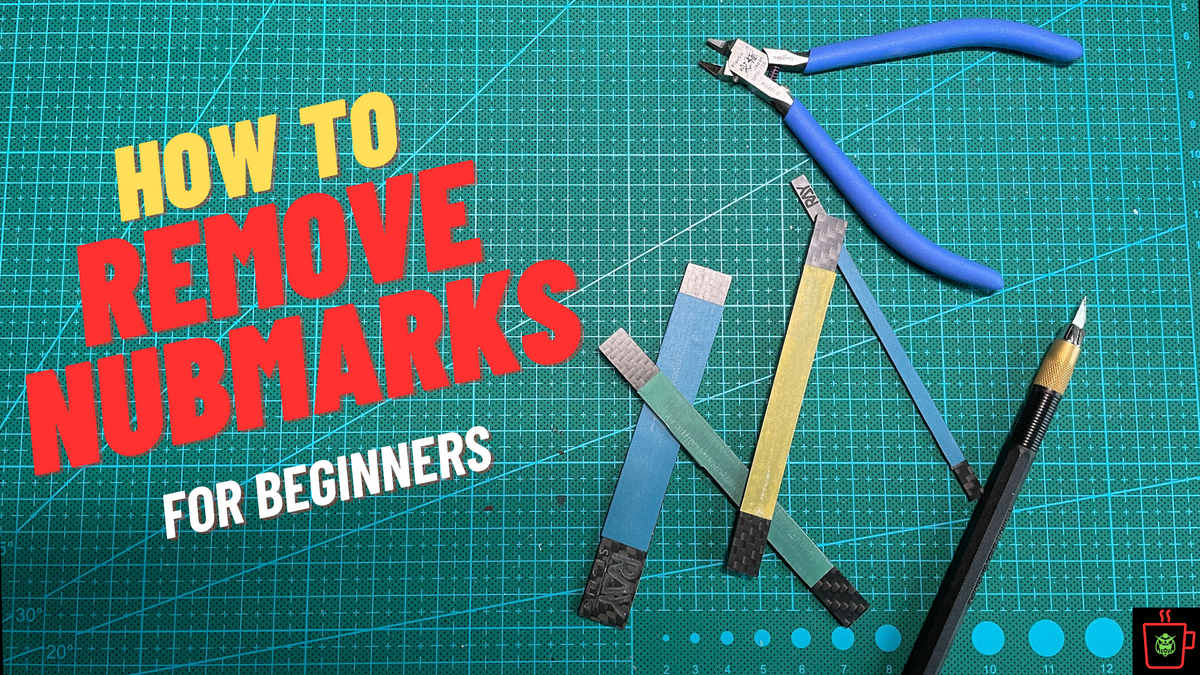 Gunpla Tutorials - How to Remove Nub Marks
