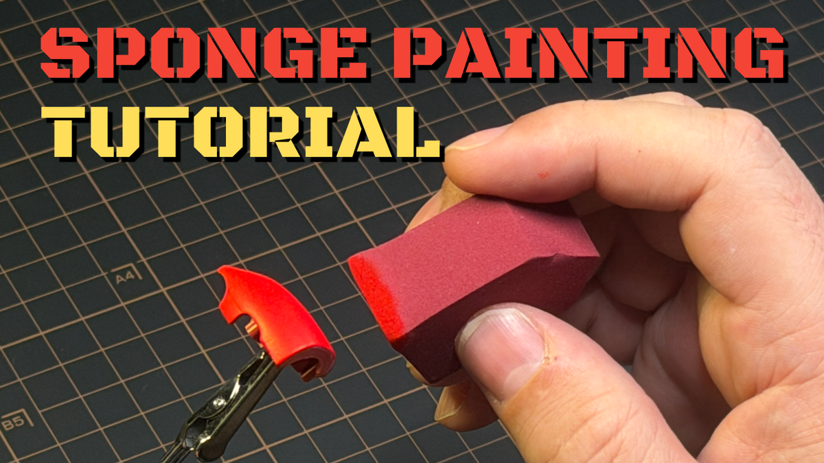 Master Sponge Painting for Mecha Models