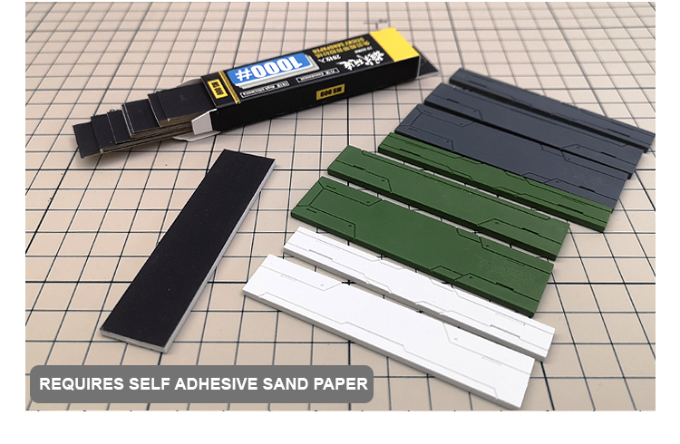 MS Hobby MS-010 Model Sanding Sticks (3pcs)