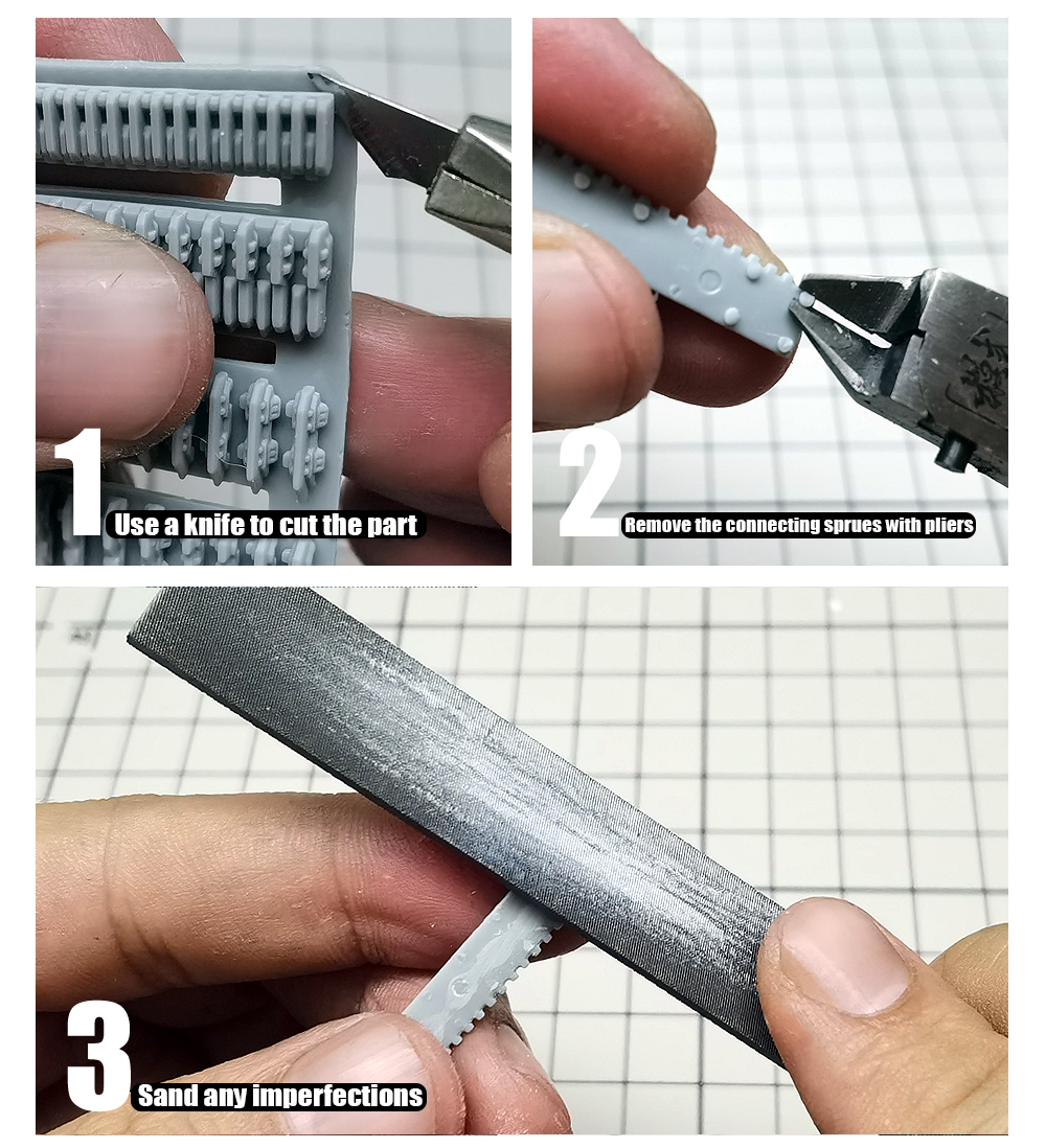 MS Hobby HS003- HS006 3D Printed Details - Heat Sinks
