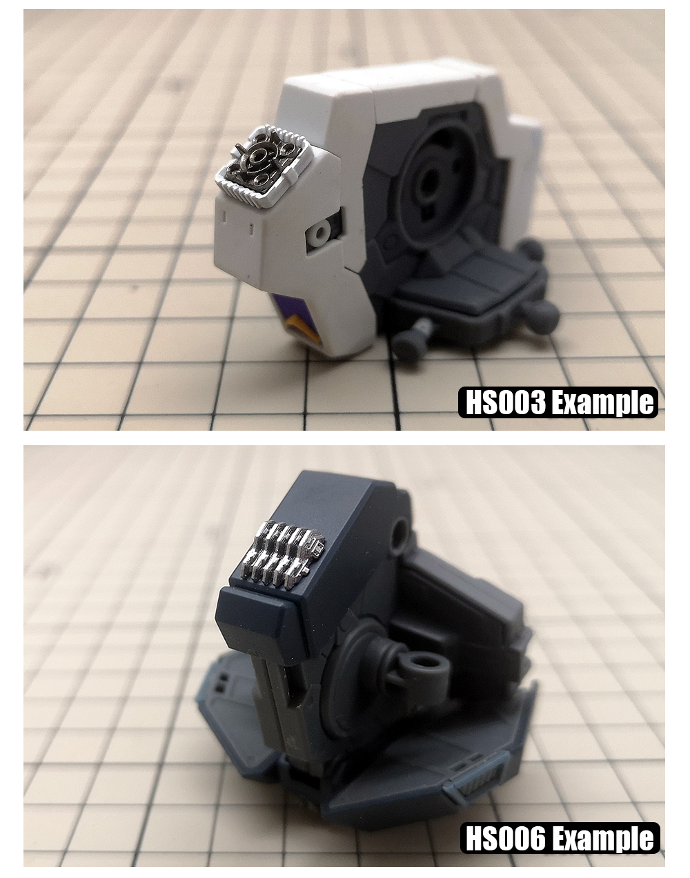 MS Hobby HS003- HS006 3D Printed Details - Heat Sinks