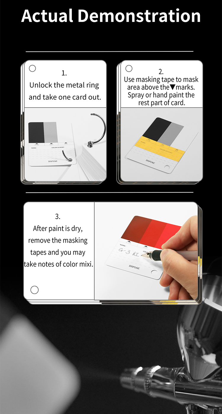 DSPIAE CC01 Model Paint Test Card