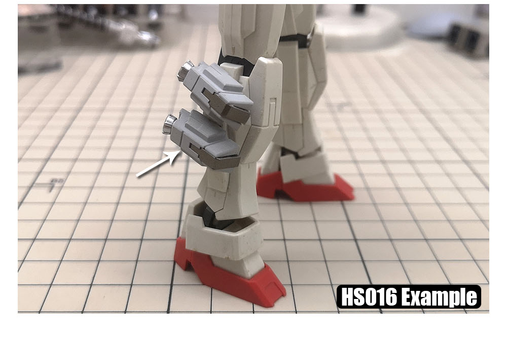 MS Hobby HS013- HS014 - HS013 3D Printed Details - Nozzle injectors
