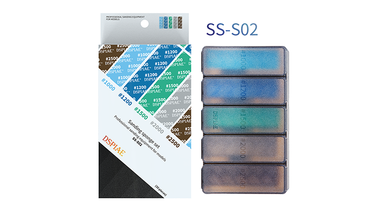 DSPIAE SS Series Sanding Sponge Sets (30pcs) #400-#2000