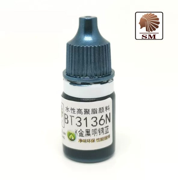 SM Sheik Mainland Brush Painting Water-Based Acrylic Paint Metal Color (5ml)