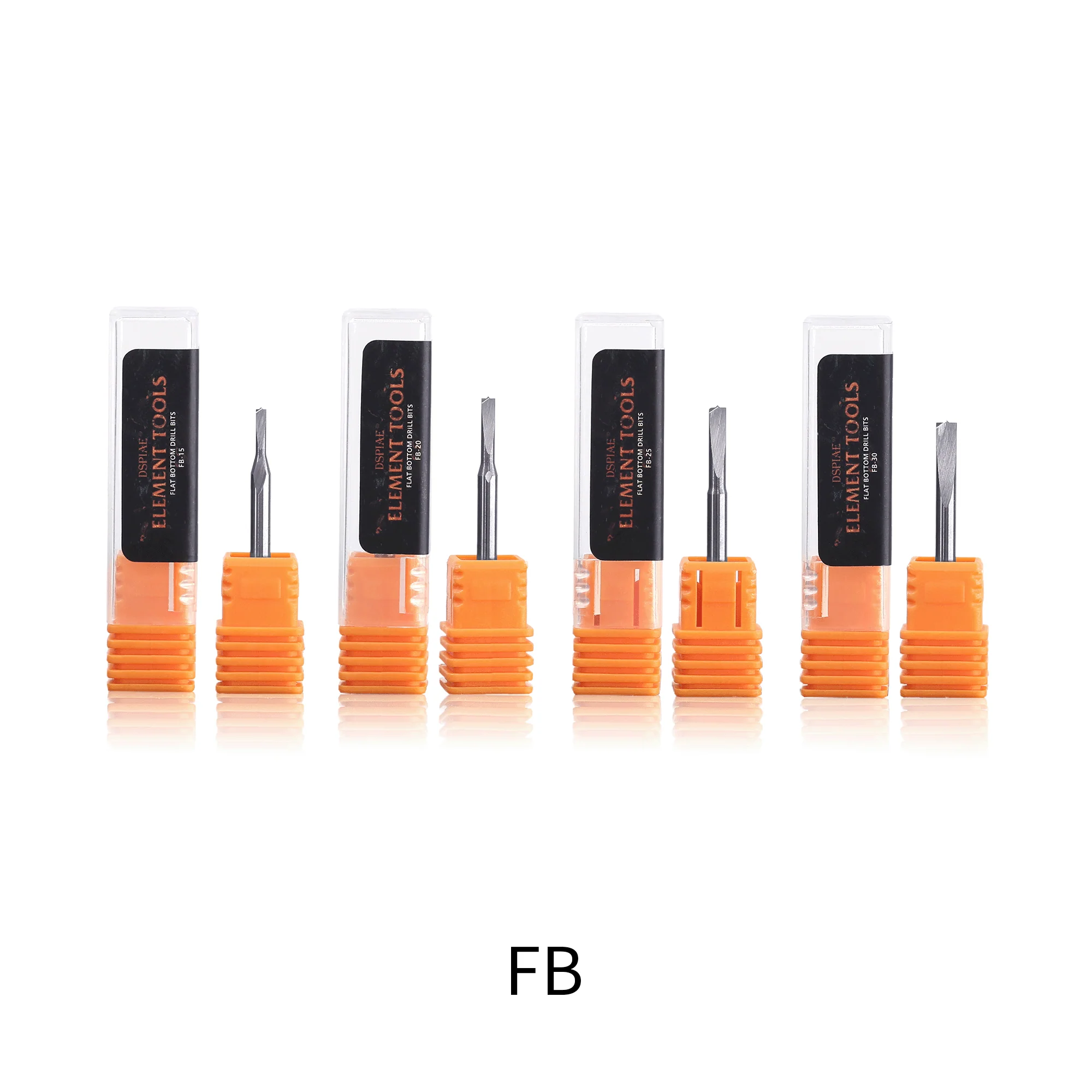 DSPIAE FB Precision Tungsten Steel Flat Core Drill Bits (1.5-3.0MM)