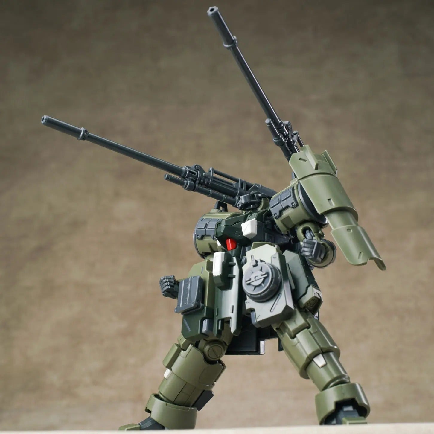 Sheik Mainland Ultra Action Trooper ZA-08 C1 Zarov Green Bombardment Ver. 1/144 Model Kit