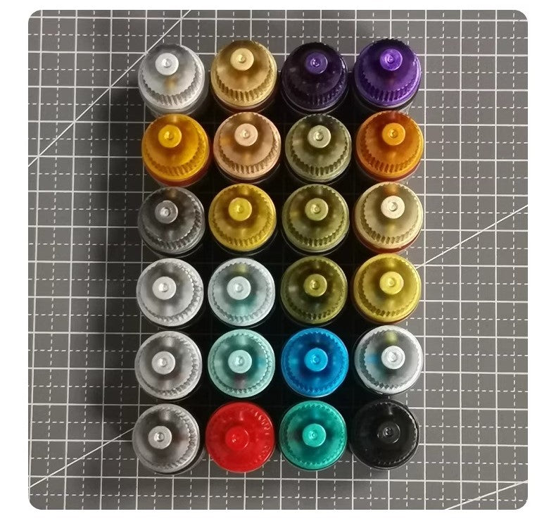 SM Sheik Mainland Brush Painting Water-Based Acrylic Paint Metal Color (5ml)