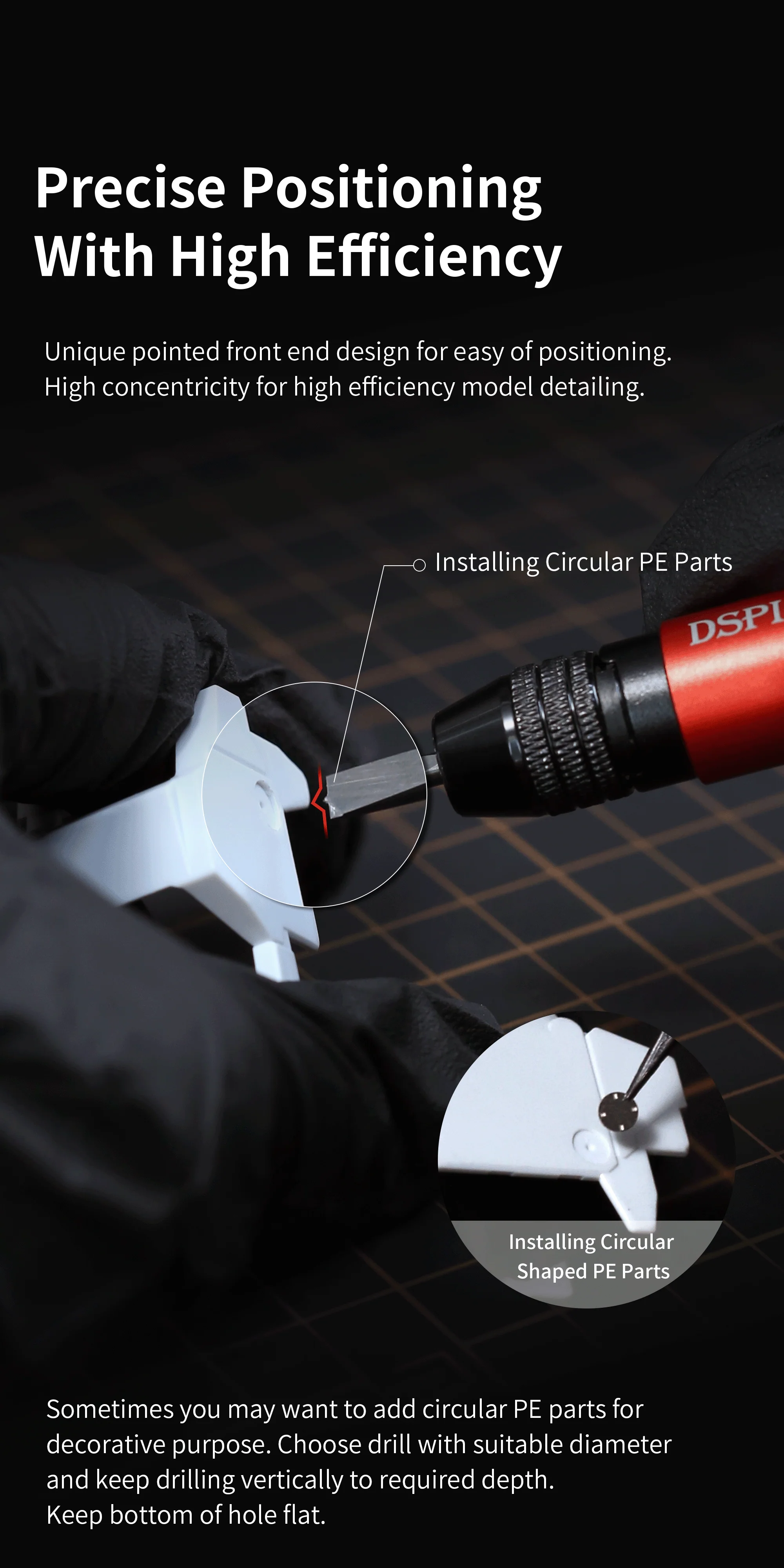 DSPIAE FB Precision Tungsten Steel Flat Core Drill Bits (1.5-3.0MM)