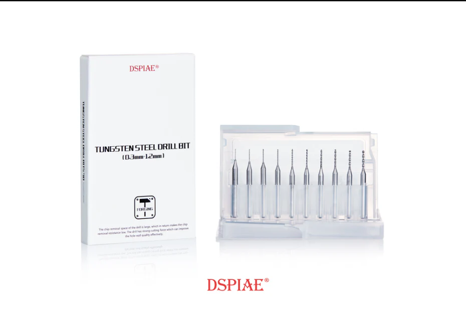 DSPIAE DB Tungsten Steel Drill Bits 0.3-3.0MM (Set Available)