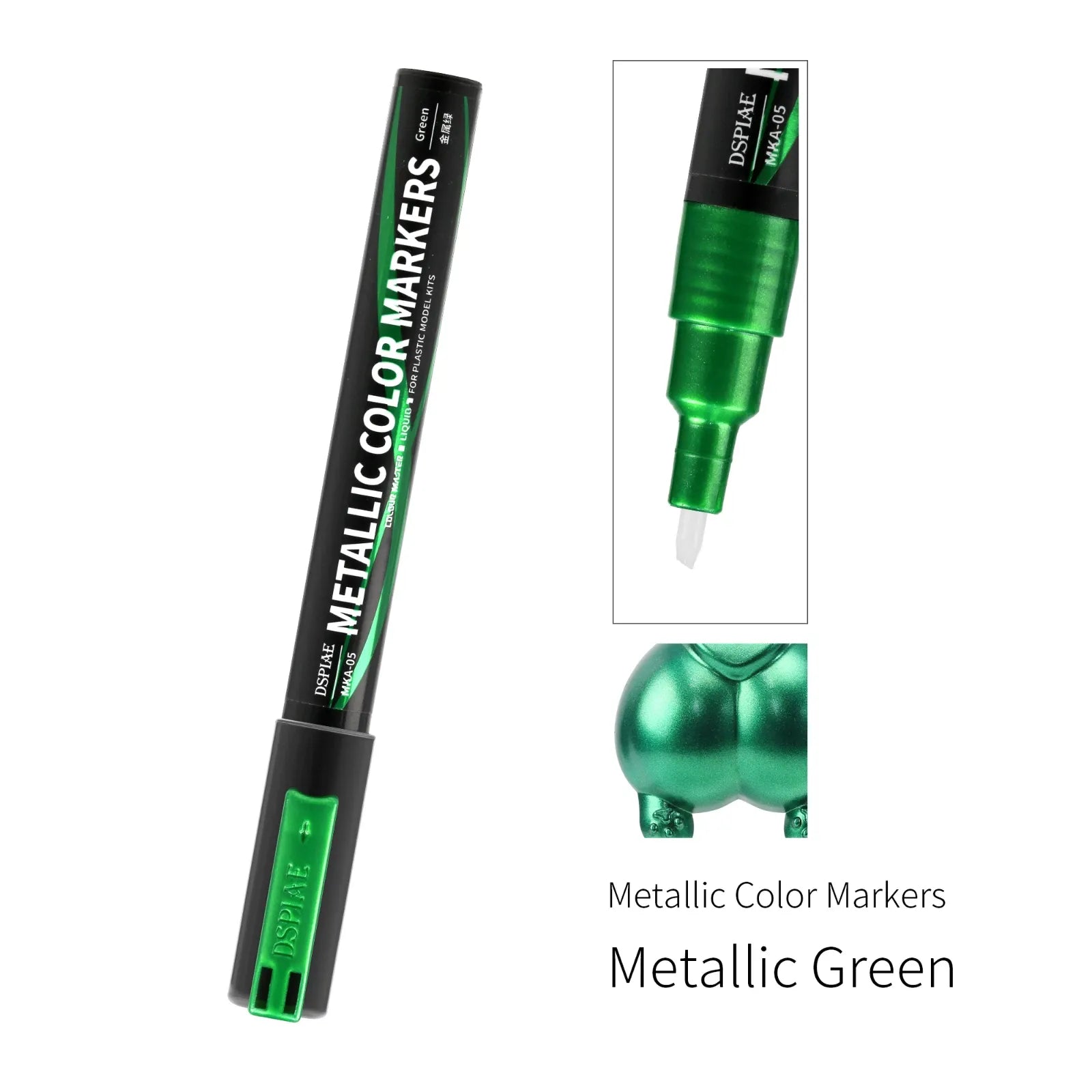 DSPIAE MKA&MKS Super Metallic Color Markers (15 Colors)