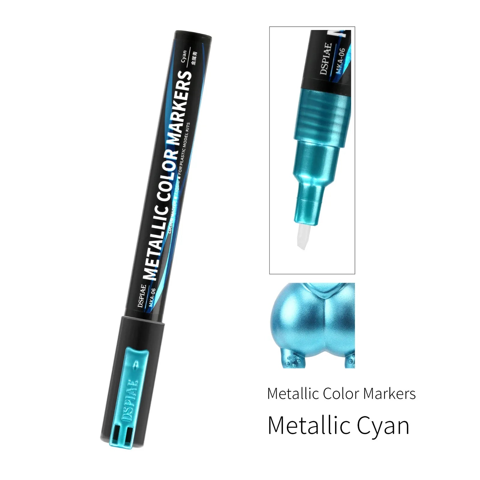 DSPIAE MKA&MKS Super Metallic Color Markers (15 Colors)