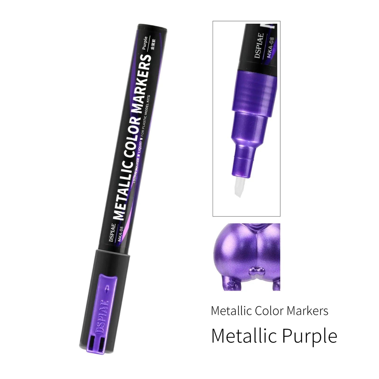 DSPIAE MKA&MKS Super Metallic Color Markers (15 Colors)