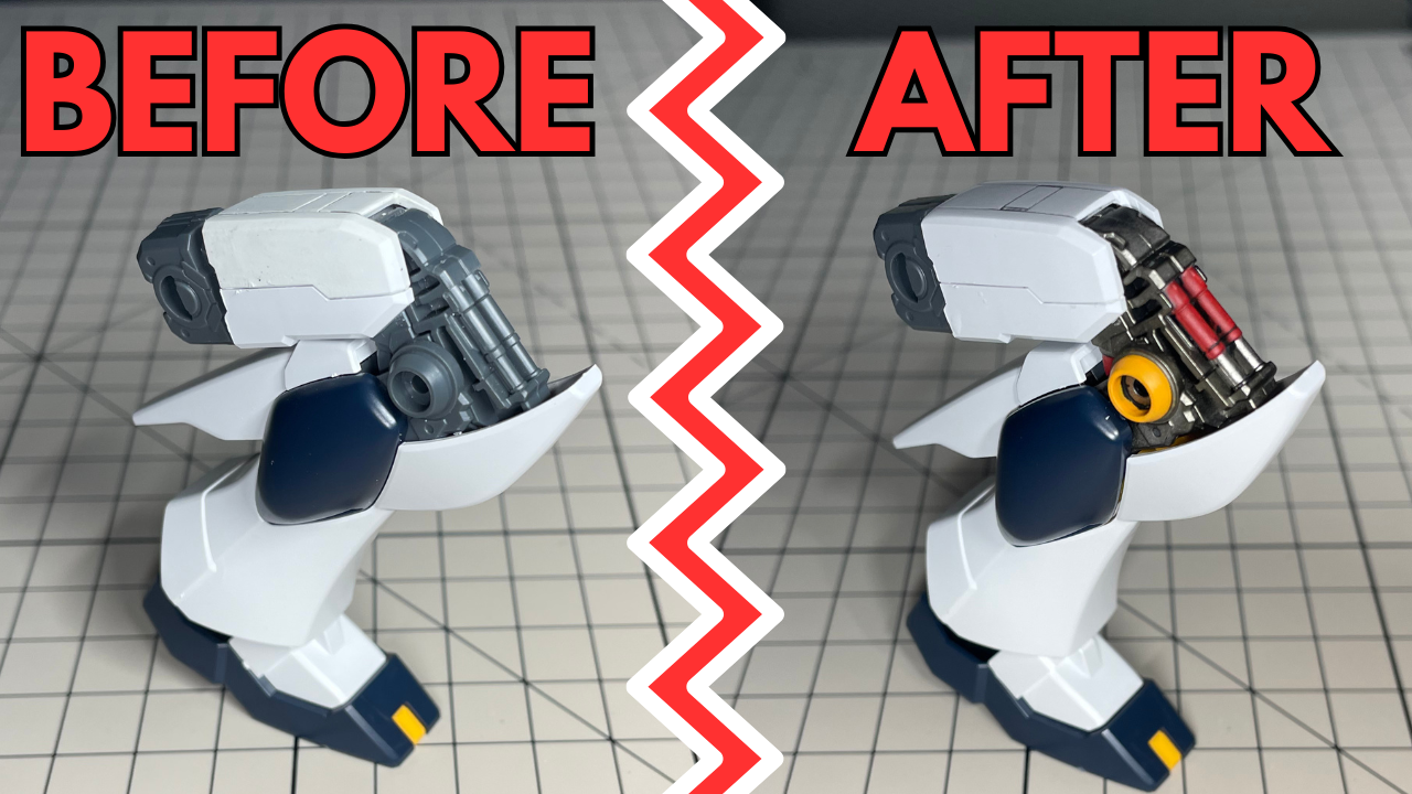 How to paint your mecha model inner frame