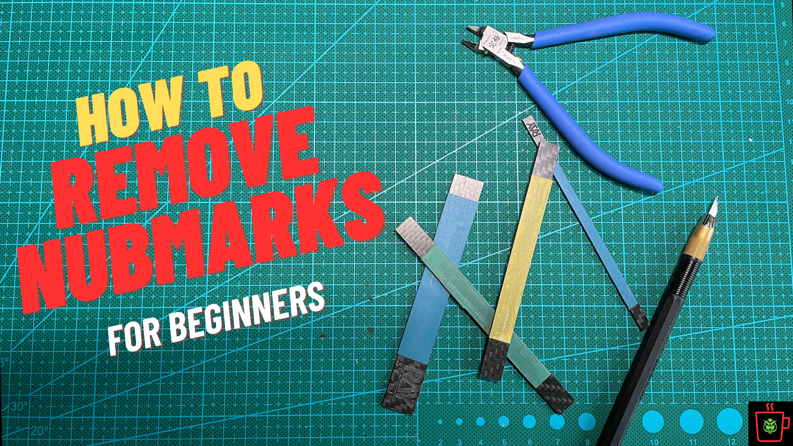 Gunpla Tutorials - How to Remove Nub Marks