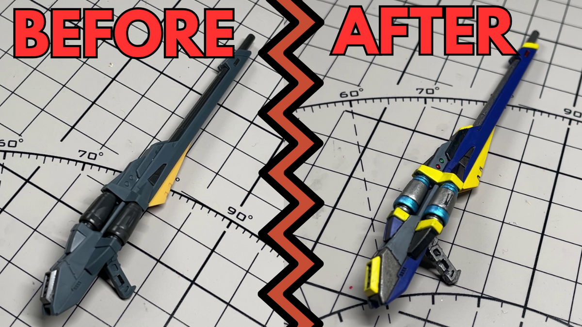 Level Up Your Gunpla: Pro Brush Painting for Weapons