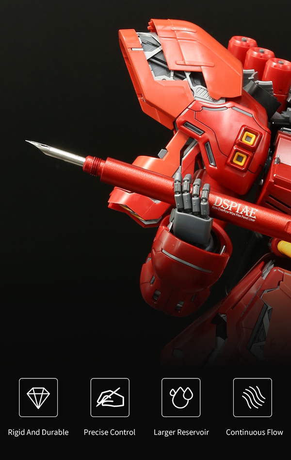 DSPIAE AT-PL Aluminium Panel Line Pen and Replacement Nib Set