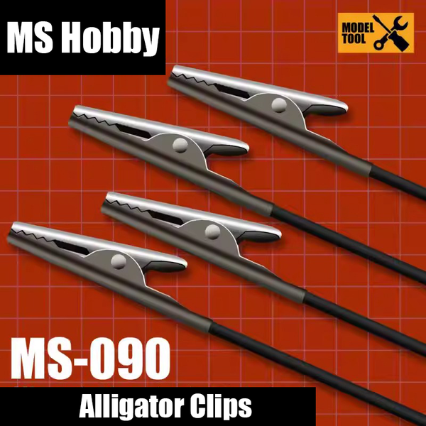 MS Hobby MS-090 Model Painting Metal Alligator Clips (10pcs)