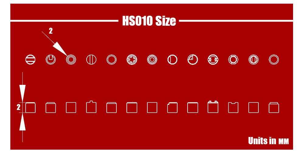 MS Hobby HS010 3D Printed Details - Screws