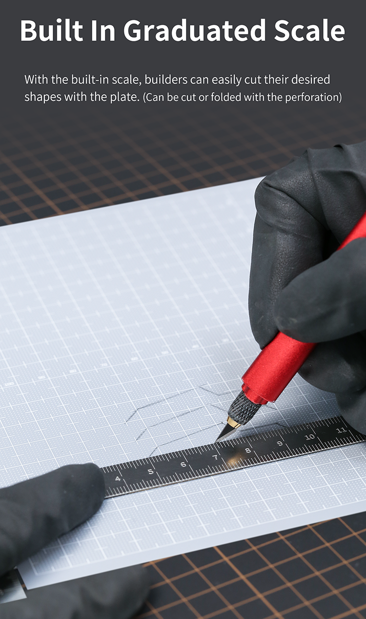 DSPIAE PC-GY Plastic Plate for Model Customization