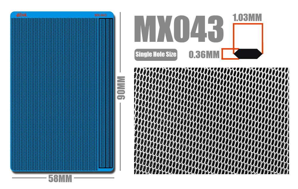 MS Hobby MX Metal Etched Sheet