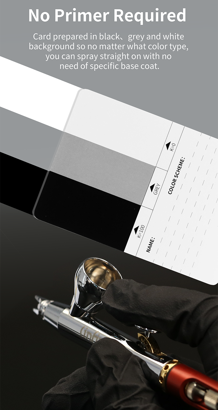 DSPIAE CC01 Model Paint Test Card