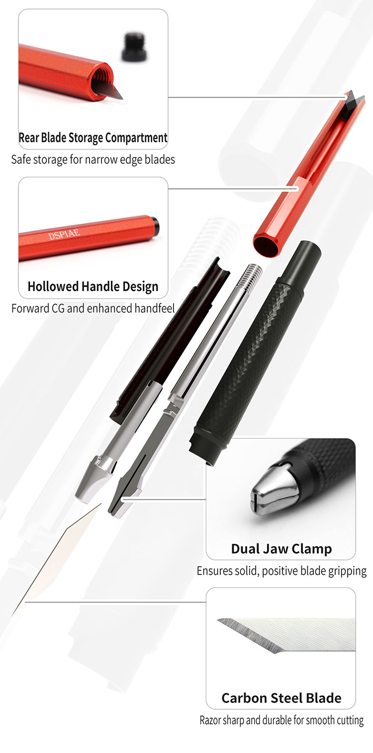 DSPIAE AT-DK Aluminium Alloy Hobby Knife
