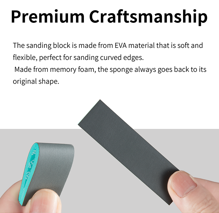 DSPIAE SS Series 3&5mm Sanding Sponges (5pcs) #400-#2000