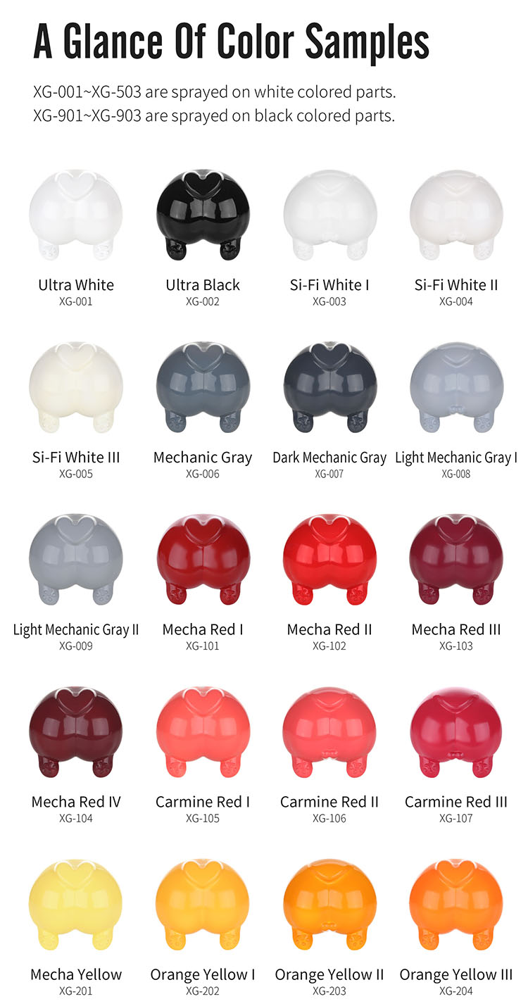 DSPIAE XG Pre-Mixed Acrylic Paints (Basic Colors)