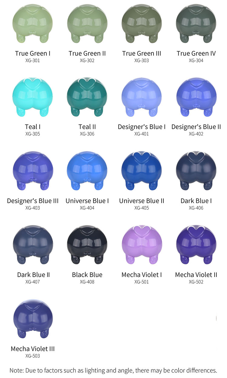 DSPIAE XG Pre-Mixed Acrylic Paints (Basic Colors)