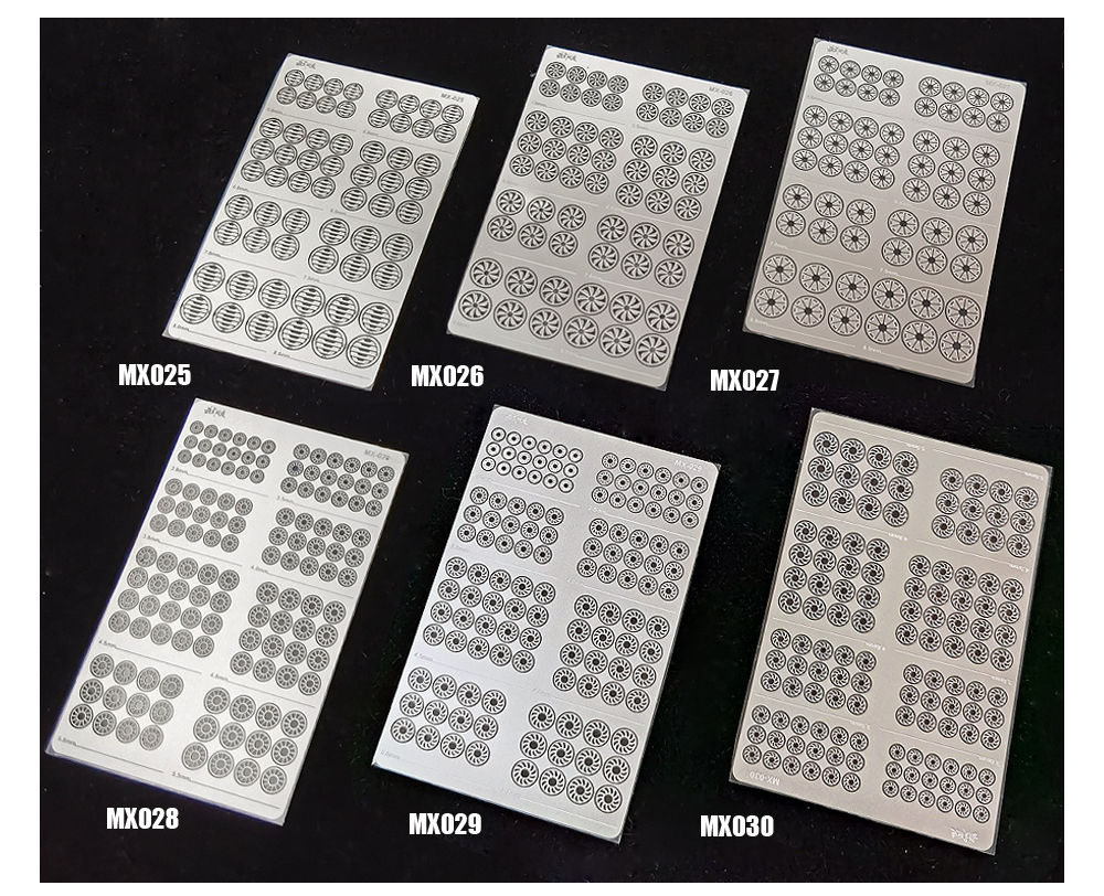 MS Hobby MX Circular Metal Etched Details 3D