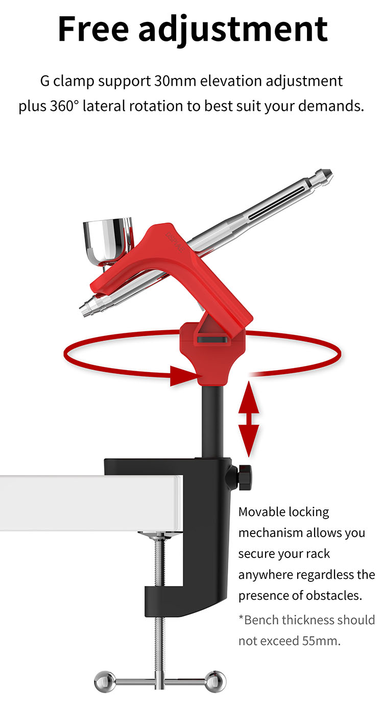 DSPIAE PT-AR Airbrush Rack