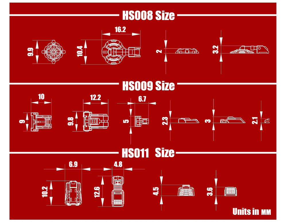 MS Hobby HS008 -HS009 - HS011 3D Printed Details - Heavy Armor