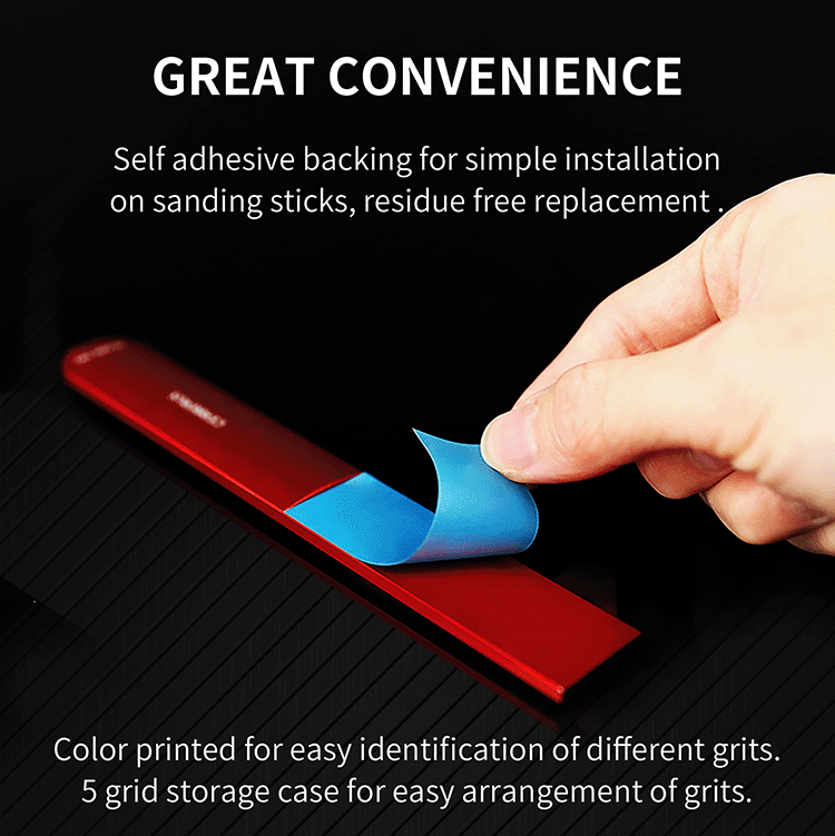 DSPIAE DSP Reusable Self-Adhesive Sandpaper #400-#1500 (Single Grit and Combo Sets)