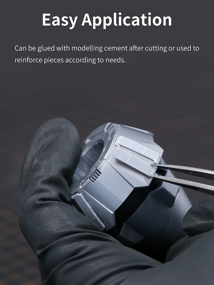 DSPIAE PC-GY Plastic Plate for Model Customization