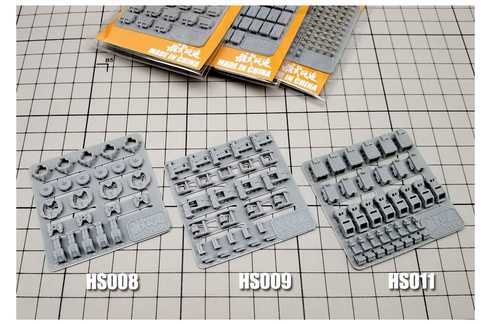 MS Hobby HS008 -HS009 - HS011 3D Printed Details - Heavy Armor