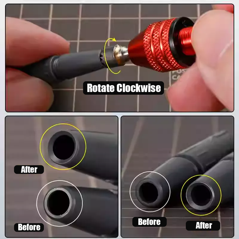 MS Hobby MS-104 Tungsten Chamfer Tip for Hand Drill
