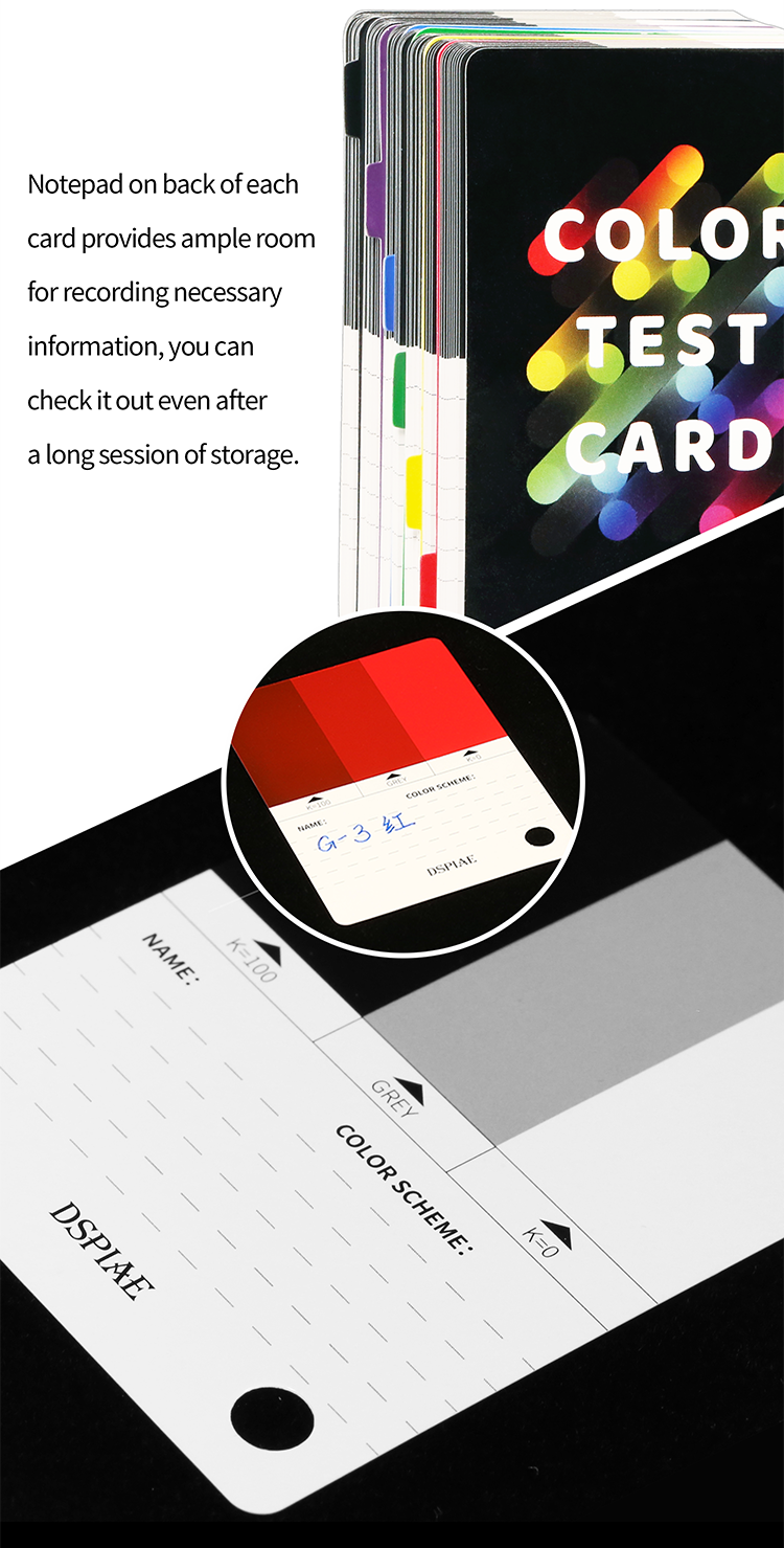 DSPIAE CC01 Model Paint Test Card
