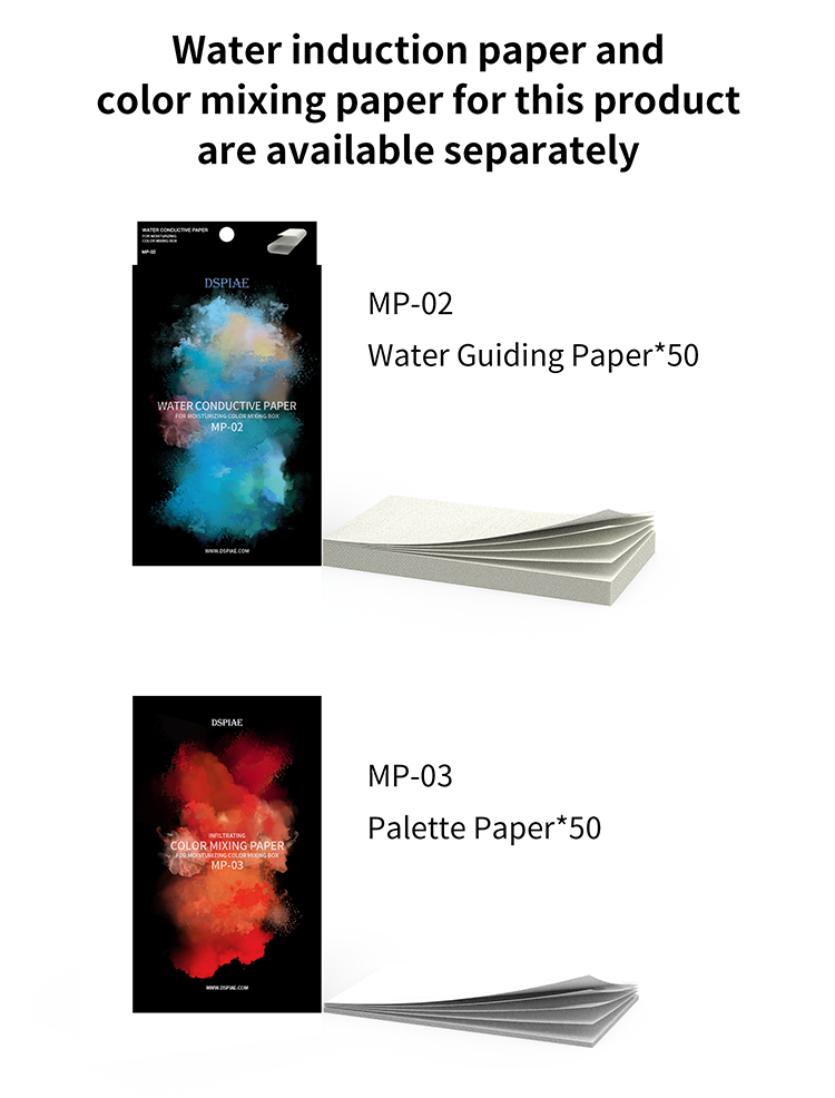 DSPIAE MP Moisturizing Color Palette and Replacement Papers
