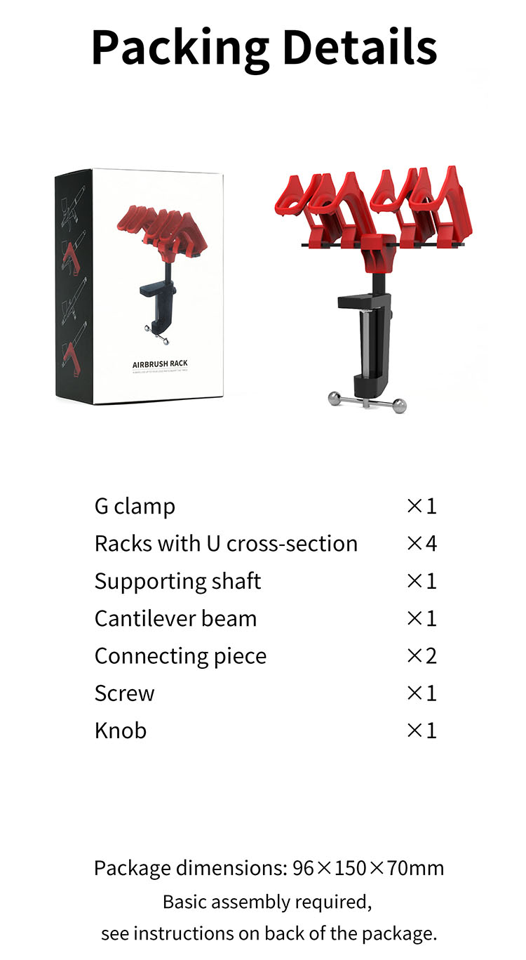 DSPIAE PT-AR Airbrush Rack