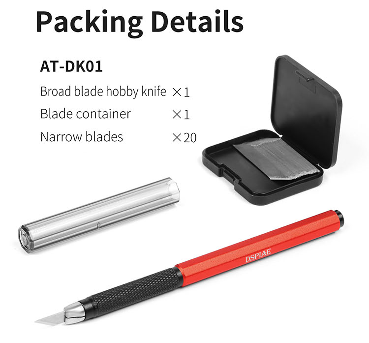 DSPIAE AT-DK Aluminium Alloy Hobby Knife