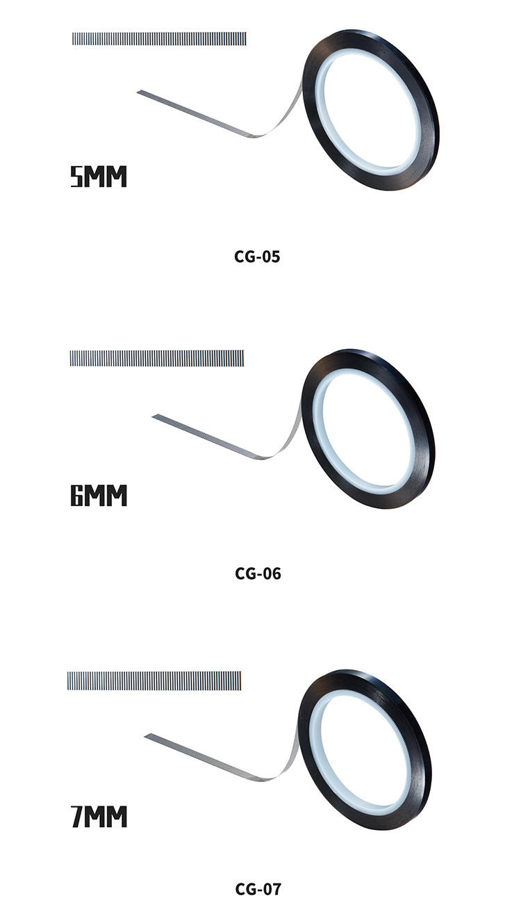 DSPIAE CG 2-10MM Scribing Tape with Scale and Hard Edges (30M/98ft)