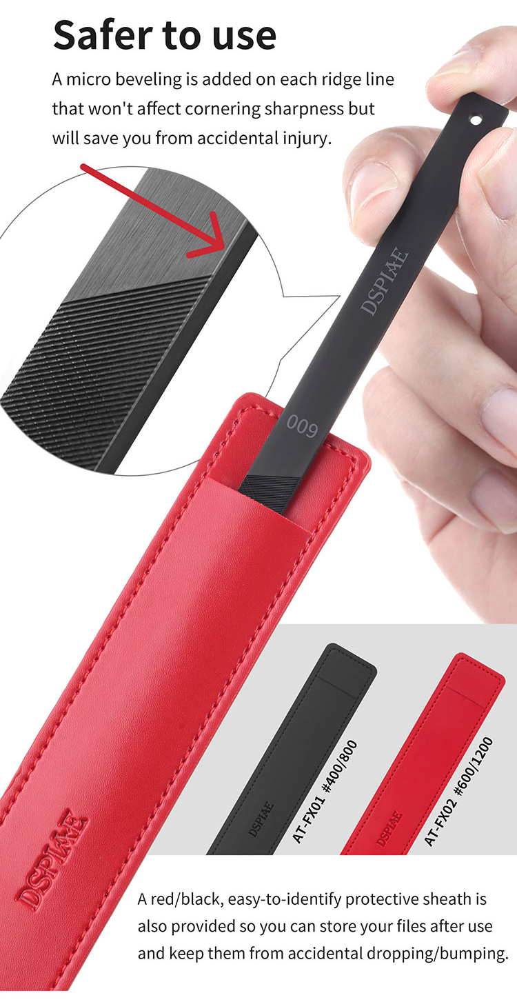 DSPIAE AT-FX DLC Coated Stainless Steel File