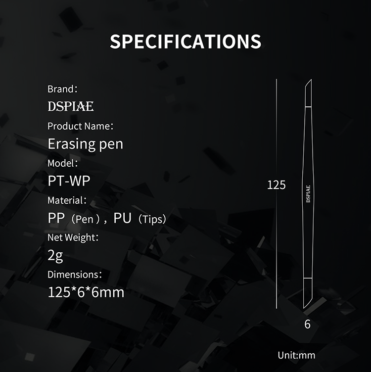 DSPIAE PT-WP Panel Line Eraser and WP Tip Replacement