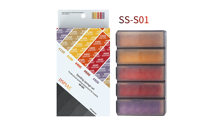 DSPIAE SS Series Sanding Sponge Sets (30pcs) #400-#2000