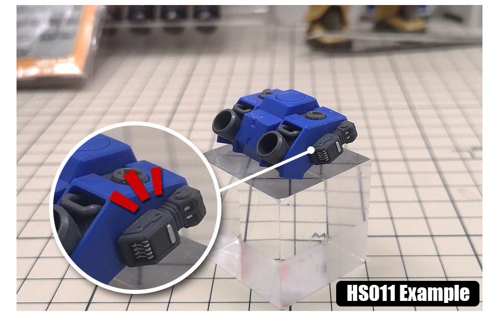MS Hobby HS008 -HS009 - HS011 3D Printed Details - Heavy Armor
