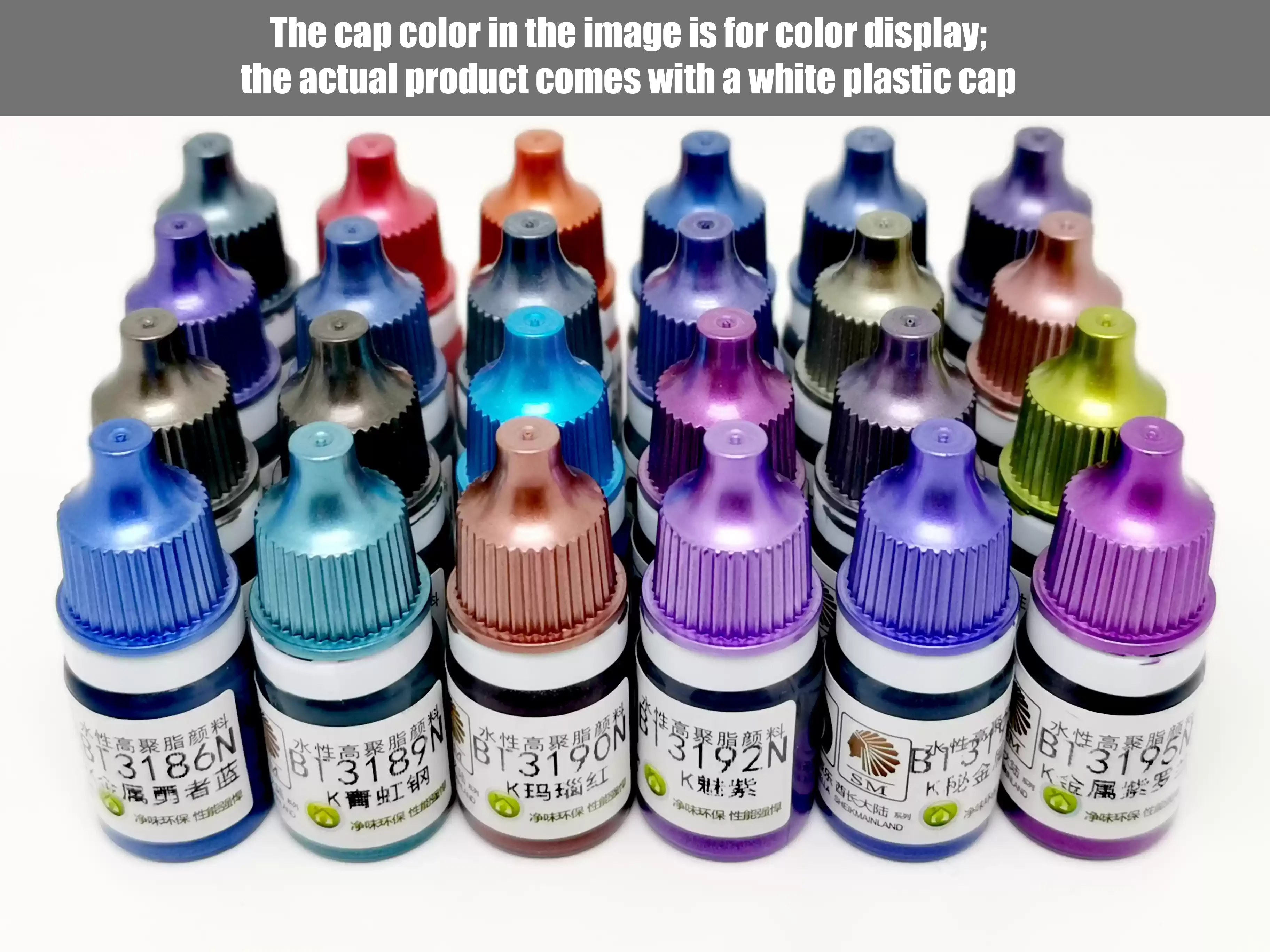 SM Sheik Mainland Brush Painting Water-Based Acrylic Paint Metal Color (5ml)