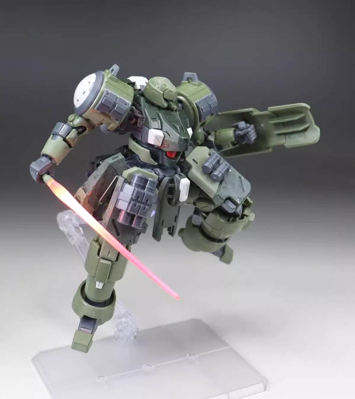 Sheik Mainland Ultra Action Trooper ZA-08 Zarov 1/144 Jungle Green Model Kit