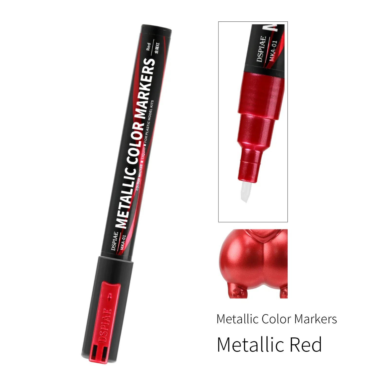 DSPIAE MKA&MKS Super Metallic Color Markers (15 Colors)