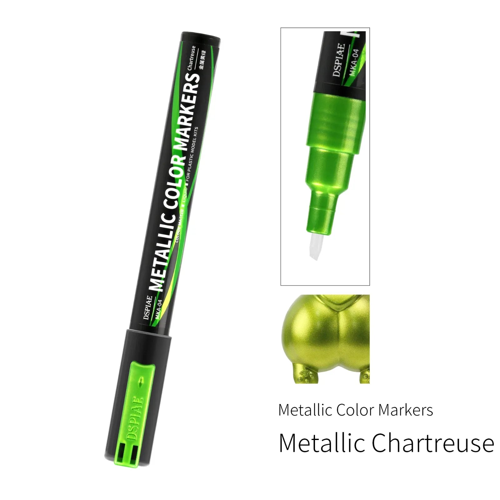DSPIAE MKA&MKS Super Metallic Color Markers (15 Colors)